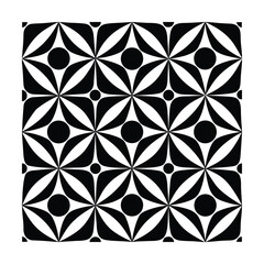 Seamless Geometric Square Pattern with Rounded Corners
