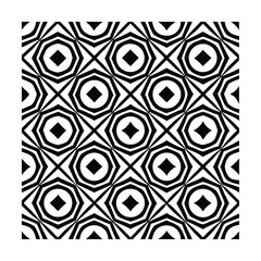 Seamless Geometric Square Pattern with Rounded Corners