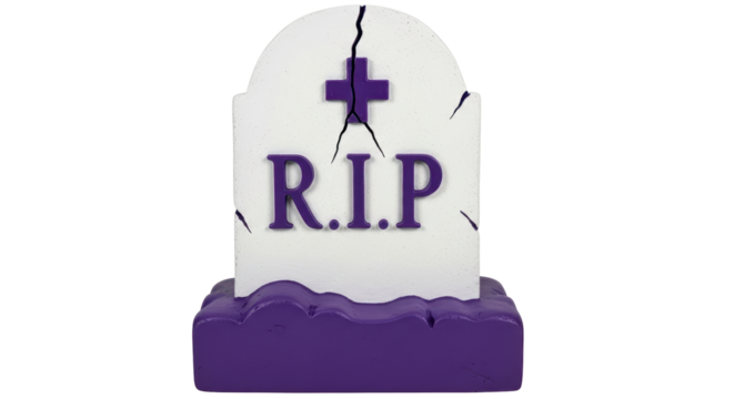 Isolated Rip Tombstone