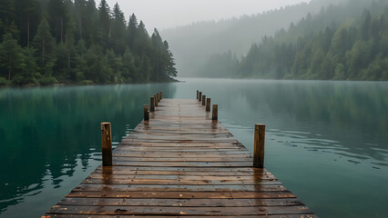 Fototapeta premium lake in the mountains