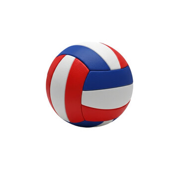volleyball icon, detailed panels, no shadow, pure white background