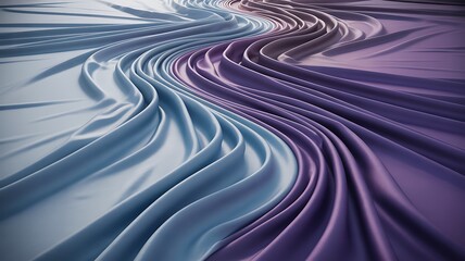 Flowing fabric waves silk satin