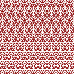 seamless pattern with geometric shapes, repeating geometric pattern, scales, stacked triangles, snake, fish, zig-zagging line, breaks up the rows, dynamic pattern, ancient motif, Uroko pattern,
