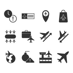 Airport Icon Set