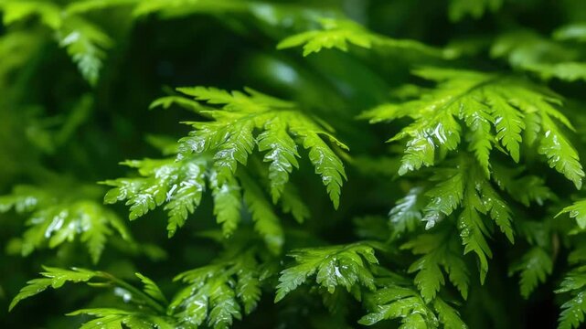 Green leaf texture