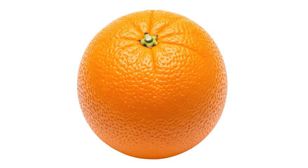 Isolated Whole Orange