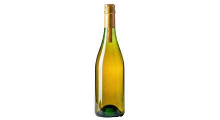 Isolated Bottle of Wine