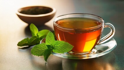 tea with mint
