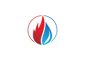 Fire and water icon.eps