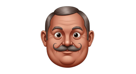 Isolated Portrait of Man