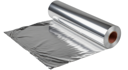 Isolated Aluminum Foil Roll