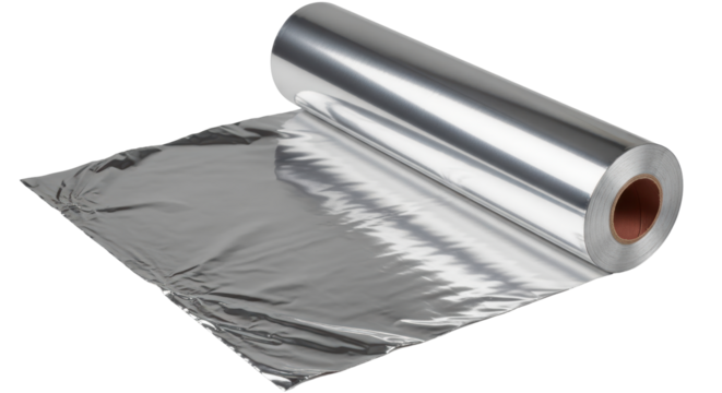 Isolated Aluminum Foil Roll