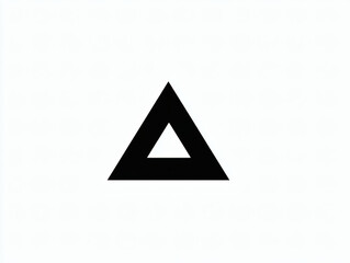 Geometric Triangle Icon.