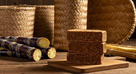 Rapadura – Traditional Sugarcane Brazilian Sweet from the São Paulo Countryside
