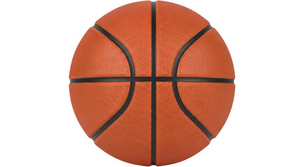 Isolated Front Basketball Ball