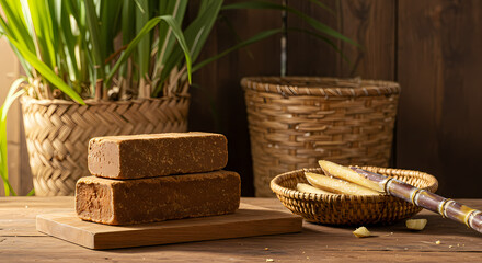 Rapadura – Traditional Sugarcane Brazilian Sweet from the São Paulo Countryside
