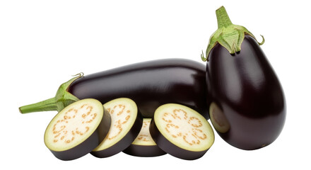 Isolated Eggplant