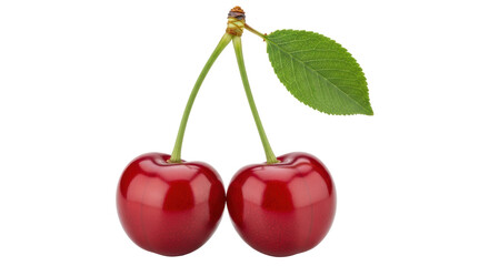 Isolated Cherries