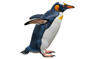 Isolated emperor penguin