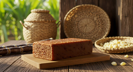 Rapadura – Traditional Sugarcane Brazilian Sweet from the São Paulo Countryside
