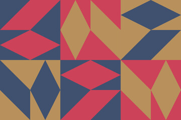 Beautiful geometric background. Figures of different shapes. Tribal form. Flowers. Geometric design. Creative textures. Colorful art. Modern graphic poster. Retro color. Vector illustration