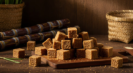 Rapadura – Traditional Sugarcane Brazilian Sweet from the São Paulo Countryside
