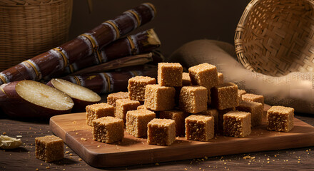 Rapadura – Traditional Sugarcane Brazilian Sweet from the São Paulo Countryside
