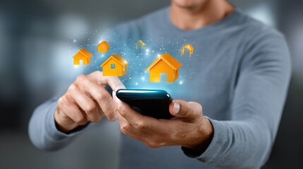 Home technology system: smart innovation, connected network, sensor capability, appliance interaction, platform setup, data transmission, interface response, user function, residential upgrade