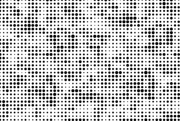 Dot pattern texture, circle halftone dot background black abstract