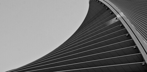 Twisted Tower from Below - Riyadh, Saudi Arabia