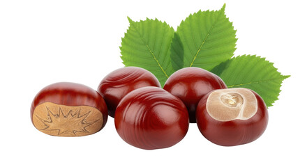 Isolated Chestnuts