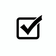 Minimal Checked Checkbox Icon for UI and Forms