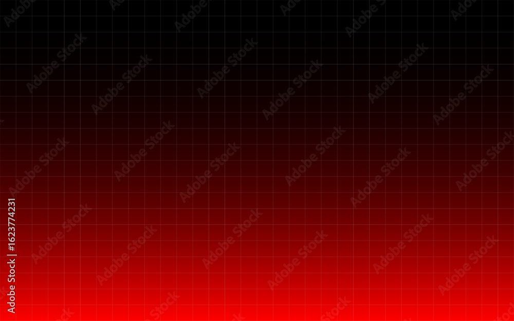 Poster grid line tech background red black gradient color gridline squre plotting page sheet technical arch