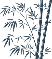 bamboo vector illustration on white background 