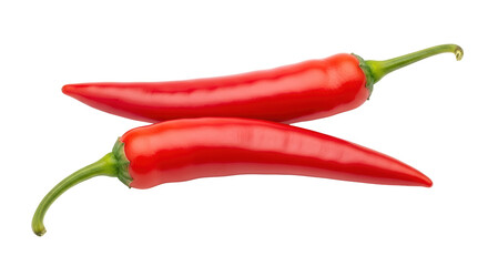 Isolated Red Peppers
