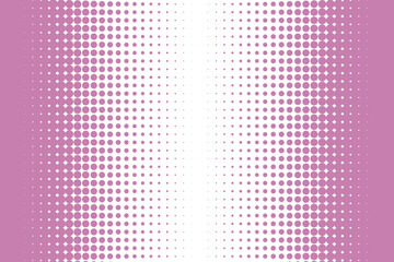 Pink dotted halftone abstract pattern background