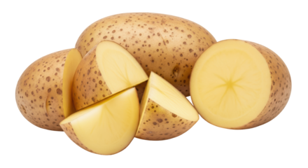 Isolated potatoes