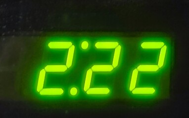 digital alarm clock.