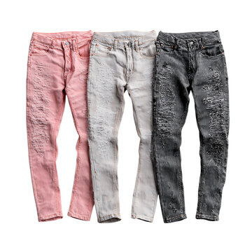  Distressed Jeggings Mockup