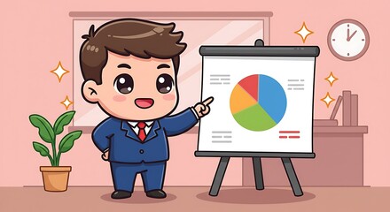 Business Strategy and Growth Meeting Graphic