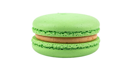 Isolated Green Macaron