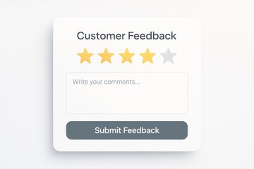 Collect valuable customer feedback with a modern rating system for boosting your services and understanding satisfaction