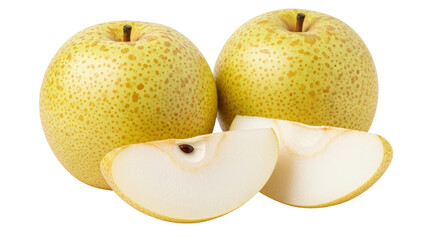 Isolated Asian Pears