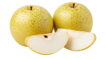 Isolated Asian Pears