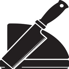Saw Cutting Bread Icon