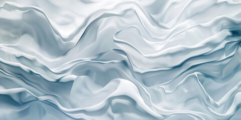 Abstract wavy lines in blue and white creating a fluid dynamic pattern
