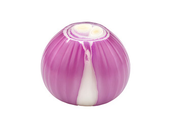 peeled red onion isolate
