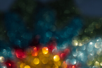 abstract sparkling bokeh background