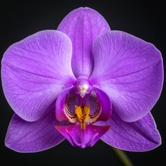 Obraz premium Close-up of a vibrant purple orchid