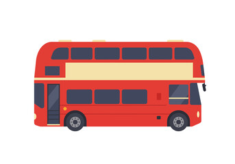 Classic London DoubleDecker Bus in Striking Red Livery